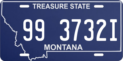 MT license plate 993732I