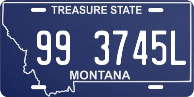 MT license plate 993745L