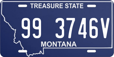 MT license plate 993746V