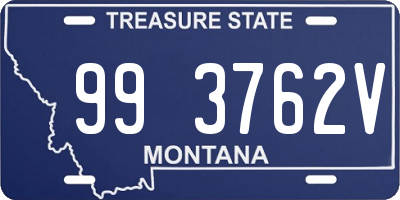 MT license plate 993762V