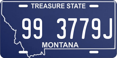 MT license plate 993779J