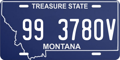 MT license plate 993780V