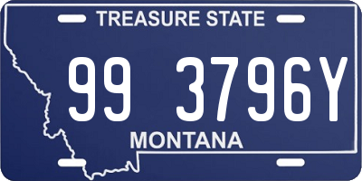 MT license plate 993796Y