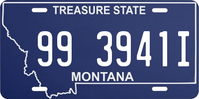 MT license plate 993941I