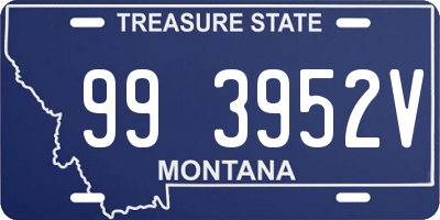 MT license plate 993952V