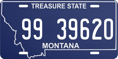 MT license plate 993962O