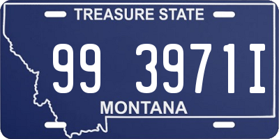 MT license plate 993971I