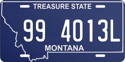 MT license plate 994013L