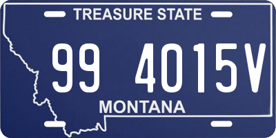 MT license plate 994015V