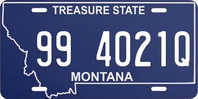 MT license plate 994021Q