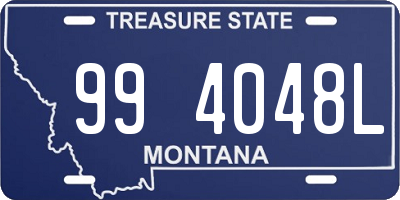 MT license plate 994048L