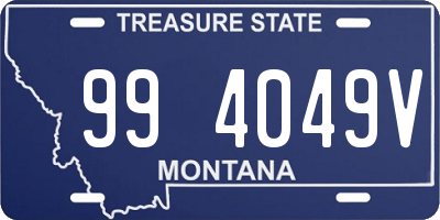 MT license plate 994049V