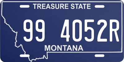 MT license plate 994052R