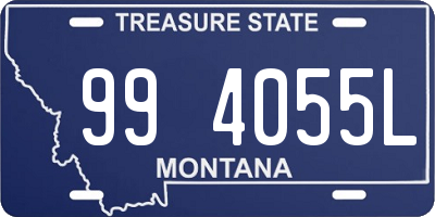 MT license plate 994055L