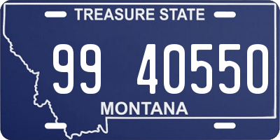 MT license plate 994055O