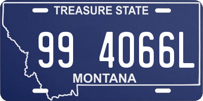 MT license plate 994066L