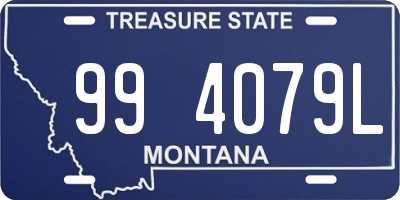 MT license plate 994079L