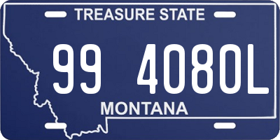 MT license plate 994080L