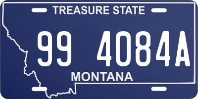 MT license plate 994084A