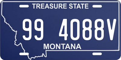 MT license plate 994088V