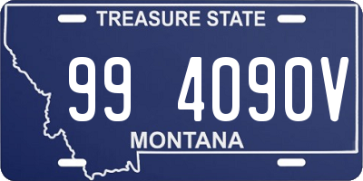 MT license plate 994090V