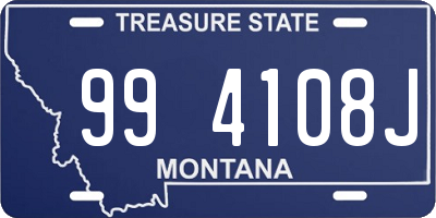 MT license plate 994108J