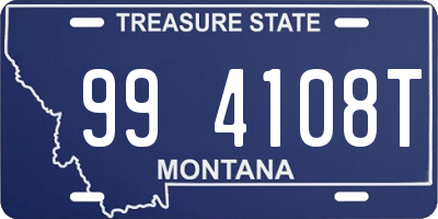 MT license plate 994108T