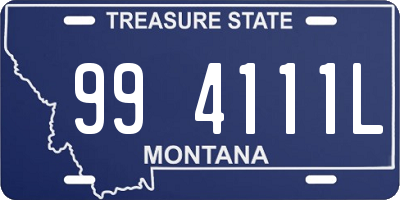 MT license plate 994111L