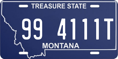 MT license plate 994111T