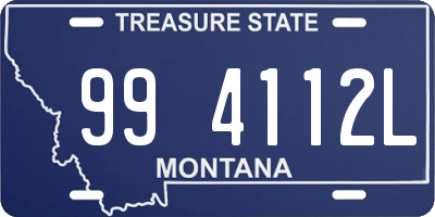 MT license plate 994112L