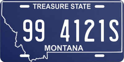 MT license plate 994121S