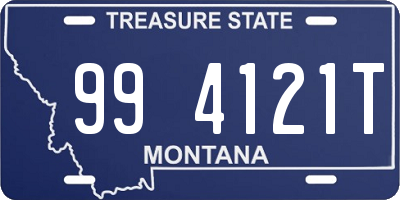 MT license plate 994121T