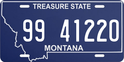 MT license plate 994122O