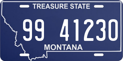 MT license plate 994123O