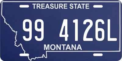 MT license plate 994126L