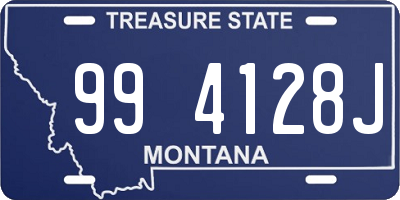 MT license plate 994128J