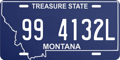 MT license plate 994132L