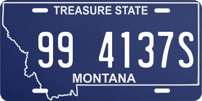 MT license plate 994137S