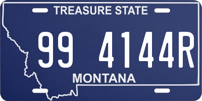 MT license plate 994144R