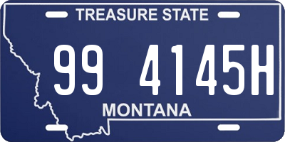 MT license plate 994145H