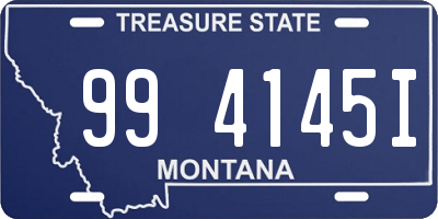 MT license plate 994145I