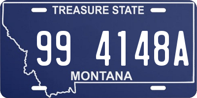 MT license plate 994148A