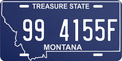 MT license plate 994155F