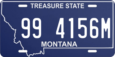 MT license plate 994156M