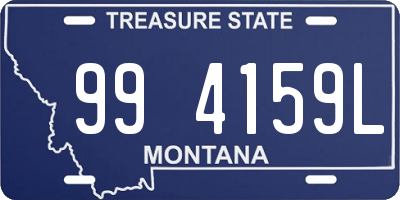 MT license plate 994159L