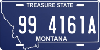 MT license plate 994161A