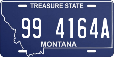 MT license plate 994164A