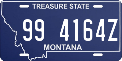 MT license plate 994164Z