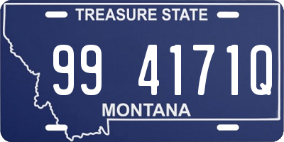 MT license plate 994171Q