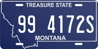 MT license plate 994172S